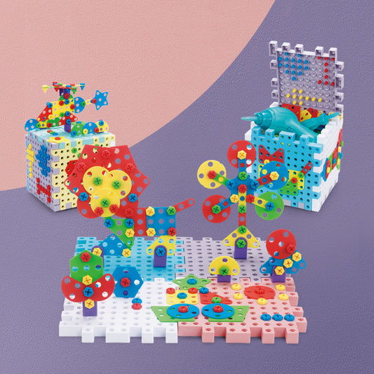 DIY Screw Assembly Toy Set for Kids – 252 Pieces
