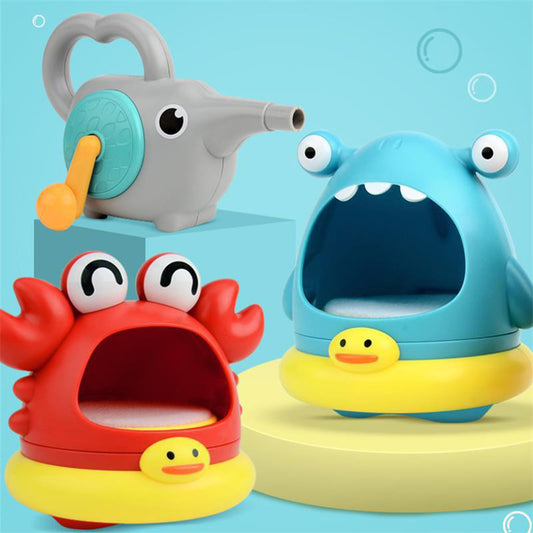Crab & Shark Bubble Machine Toy