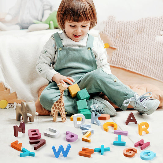 Wooden Numbers And Letters Puzzle