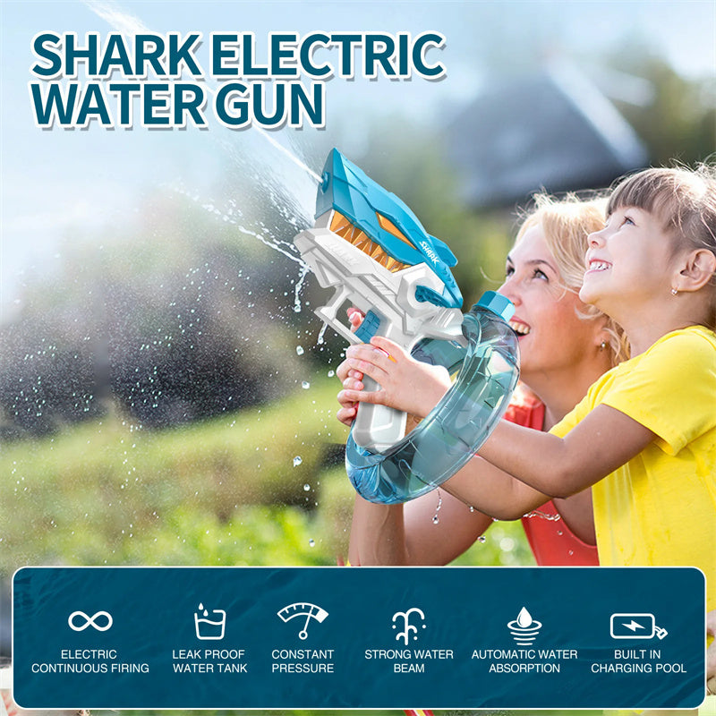 Shark Electric Water Gun – Fully Automatic Continuous Spray